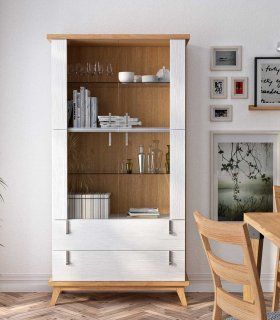 Vitrina 2 puertas contemporánea Sajonia