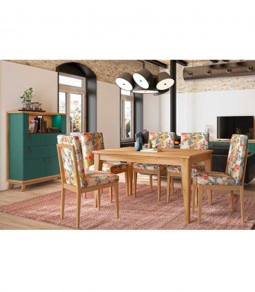 Silla tapizada Sajonia Fanny, comedor