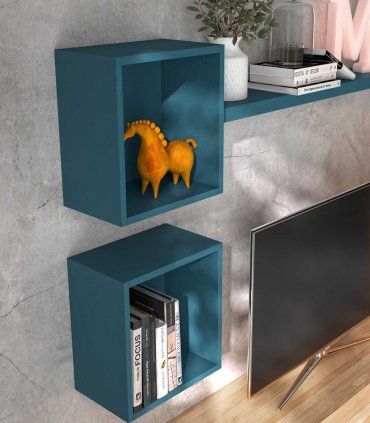 Modular de salón moderno Veneto, detalle