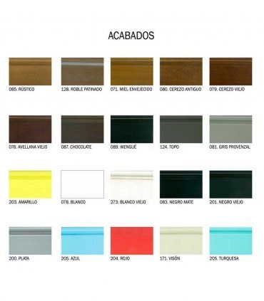 Cabecero clásico tapizado Bacum, acabados
