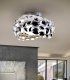 Plafón de techo cromo led Narisa, 3 luces