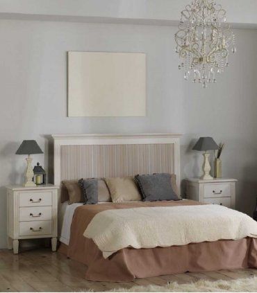 Mesita de noche clásica Bacum, dormitorio