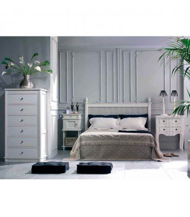 Cabecero de rejilla clásico Darden, dormitorio