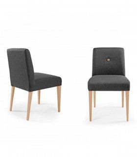 Silla tapizada moderna Bermejo