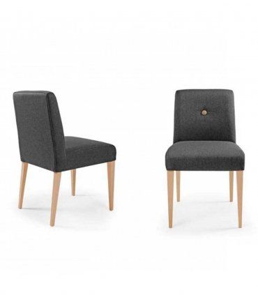 Silla tapizada moderna Bermejo
