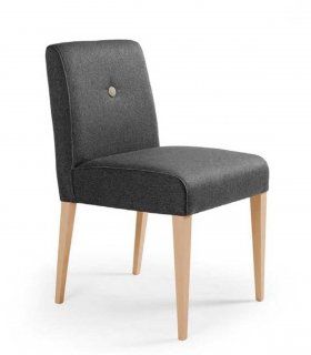 Silla tapizada moderna Bermejo
