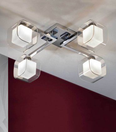 Plafón Moderno Cube
