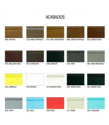 Cabecero vintage Famorca, acabados