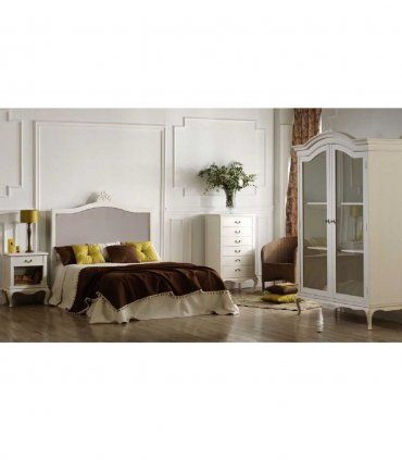 Mesita de noche vintage Famorca, dormitorio