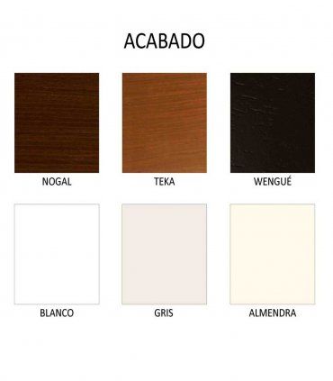 Sinfonier blanco contemporáneo Alejandría, acabados