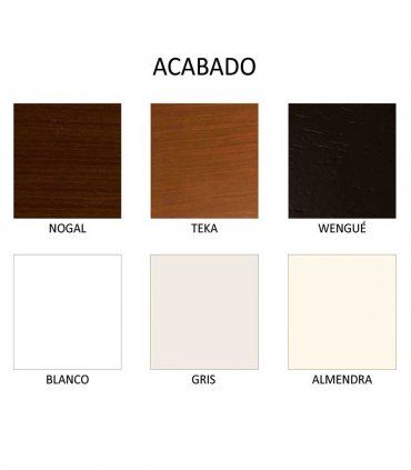 Cabecero de estilo contemporáneo Alejandría, acabados