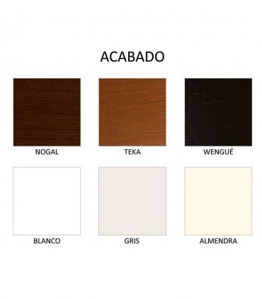 Mesa de centro contemporánea Alejandría, acabados