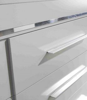 Aparador blanco contemporáneo Alejandría, detalle