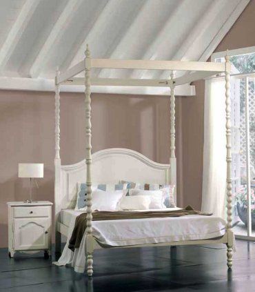 Mesita de noche clásica Lerma, dormitorio