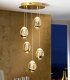Colgante moderno 5 luces oro Rocío