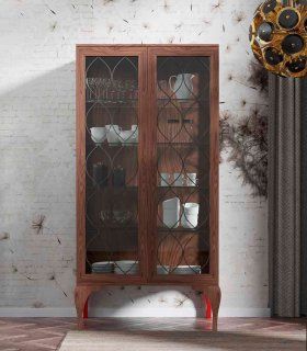 Vitrina dos puertas contemporánea Stiletto