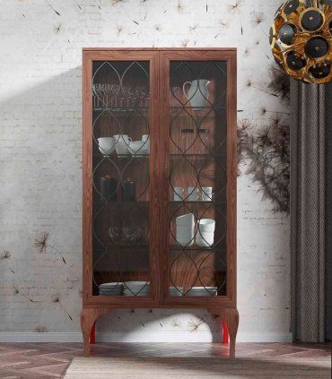 Vitrina dos puertas contemporánea Stiletto