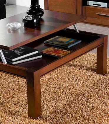 Mesa de centro elevable contemporánea Alejandría