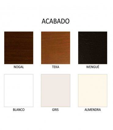 Vitrina en estilo contemporáneo Alejandría, acabados