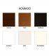 Mesa de comedor contemporánea Alejandría, acabados