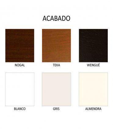 Mueble modular de salón moderno Alejandría, acabados