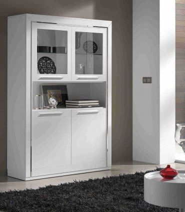 Vitrina blanca contemporánea Alejandría