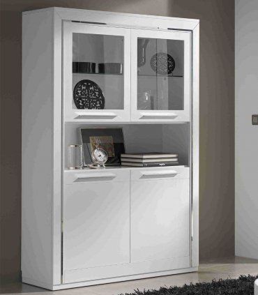 Vitrina blanca contemporánea Alejandría