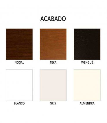 Espejo vestidor contemporáneo Alejandría, acabados