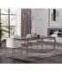 Mesa comedor de cristal contemporánea Stiletto