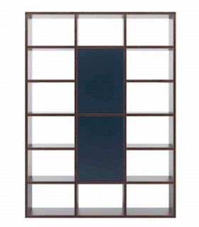 Librería moderna 3 módulos puertas Eleganzza