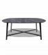 Mesa de centro oval Porcelanic