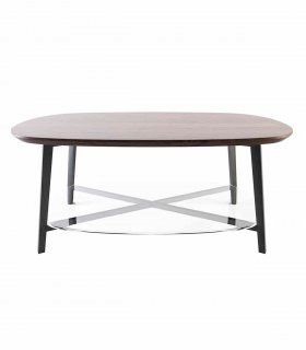 Mesa de centro ovale Legno