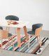 Silla vintage Aro semitapizada