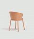 Silla vintage Aro semitapizada