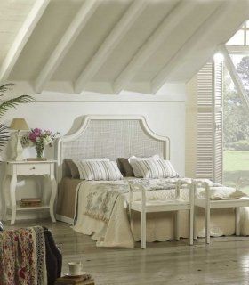 Dormitorio clásico blanco Evans