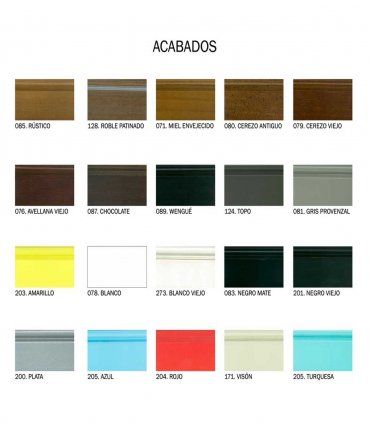 Espejo vestidor moderno Naval, acabados