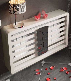 Cubreradiador moderno Azkary R06, vista