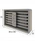 Cubreradiador moderno Azkary R06, medidas