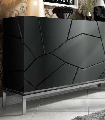 Aparador de diseño moderno Azkary A01, detalle