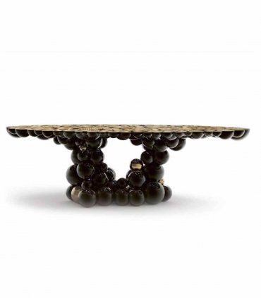 Mesa de comedor Newton, oro