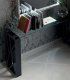 Consola moderna con cristal Azkary CII.41, detalle