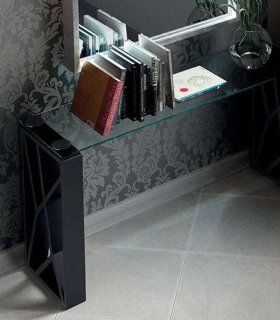Consola moderna con cristal Azkary CII.41, detalle