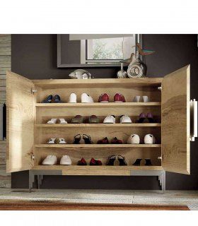Mueble zapatero Azkary ZII.02, abierto