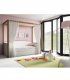 Cama con dosel nido Mantera, habitación
