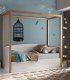 Cama con dosel nido Mantera