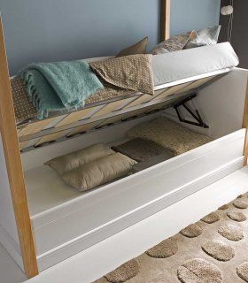 Cama con dosel y arcón Mantera, arcón