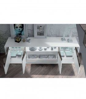 Aparador de diseño Azkary AII.10, abierto