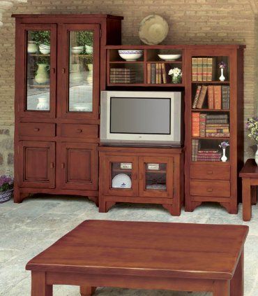 Mueble de salón rústico Llavit