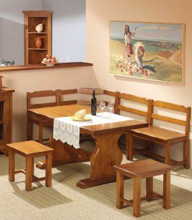 Mesa de comedor rústica Laresen
