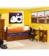 Dormitorio rústico juvenil Yesma